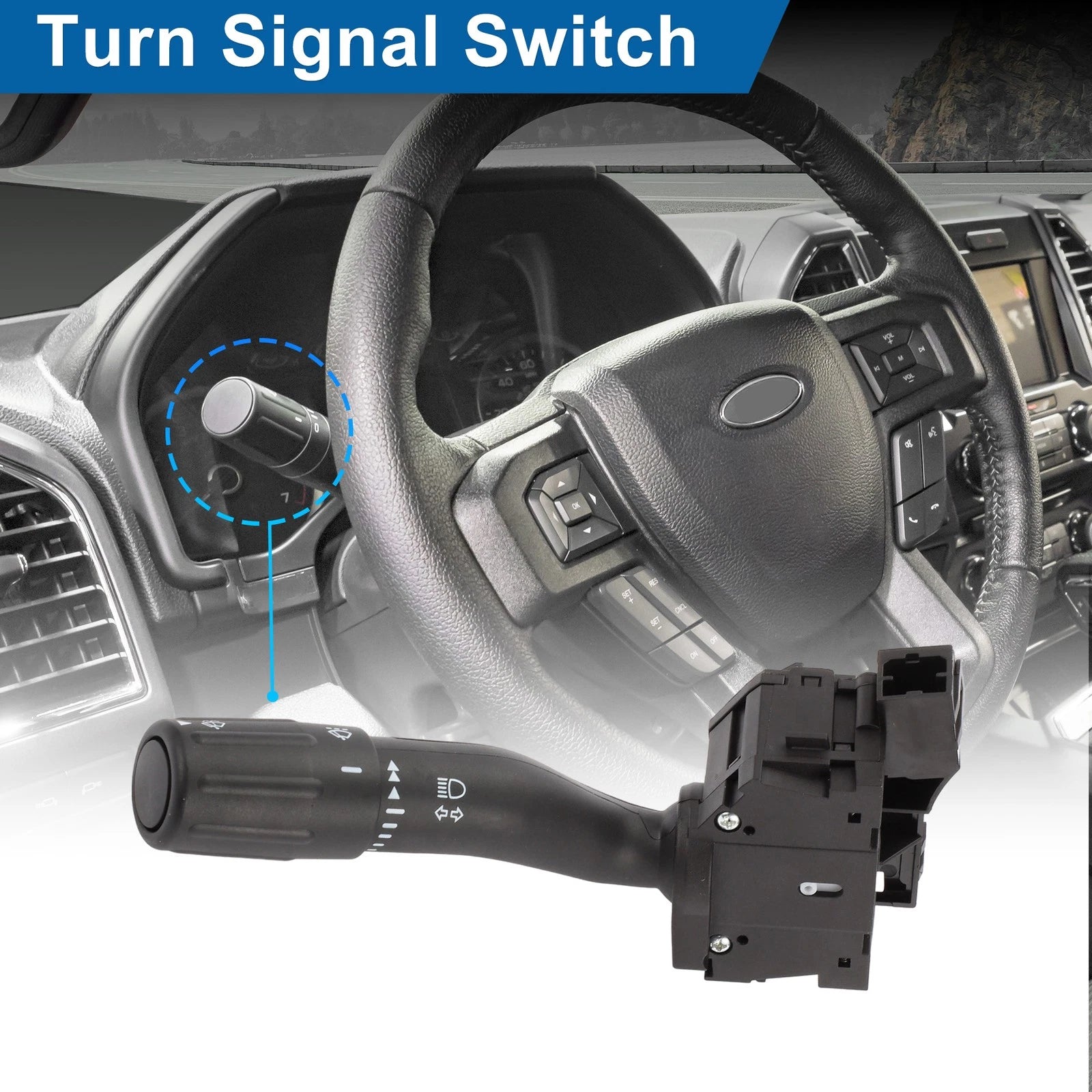 Turn Signal Switch Lever Replacement for Ford Fusion Taurus (2013–2018)