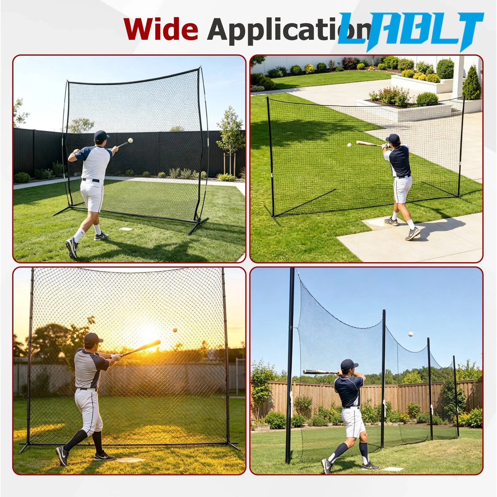 Heavy Duty Barrier Twisted Knotted PE Net for Baseball Softball