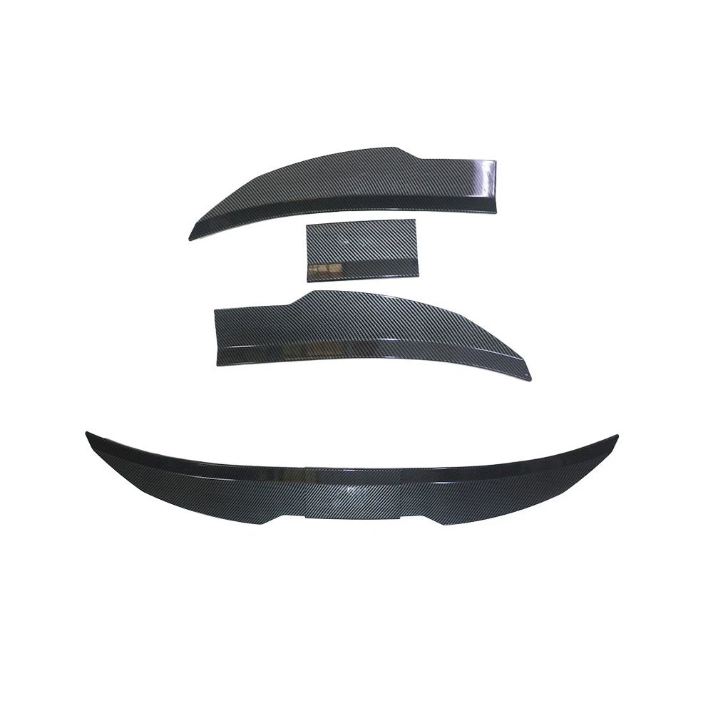 3X Adjustable Rear Trunk Spoiler for Universal Sedan (Carbon Look)
