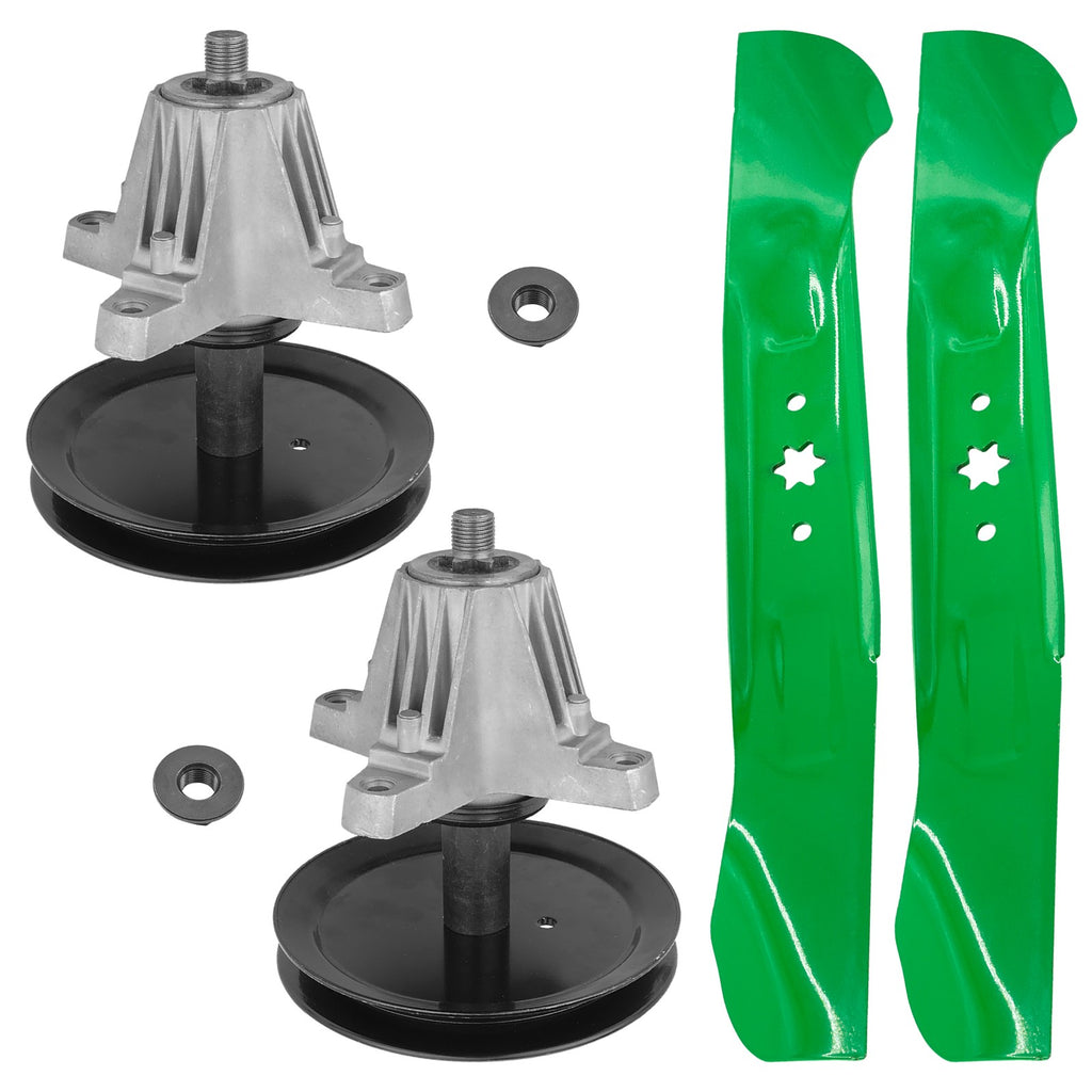 Spindle Assembly with Pulley Blade for MTD Zero-Turn (247.204182) (2013–2018)