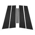 6 Pcs Pillar Window Trim Replacement for Chevy Malibu (2013–2015) Black