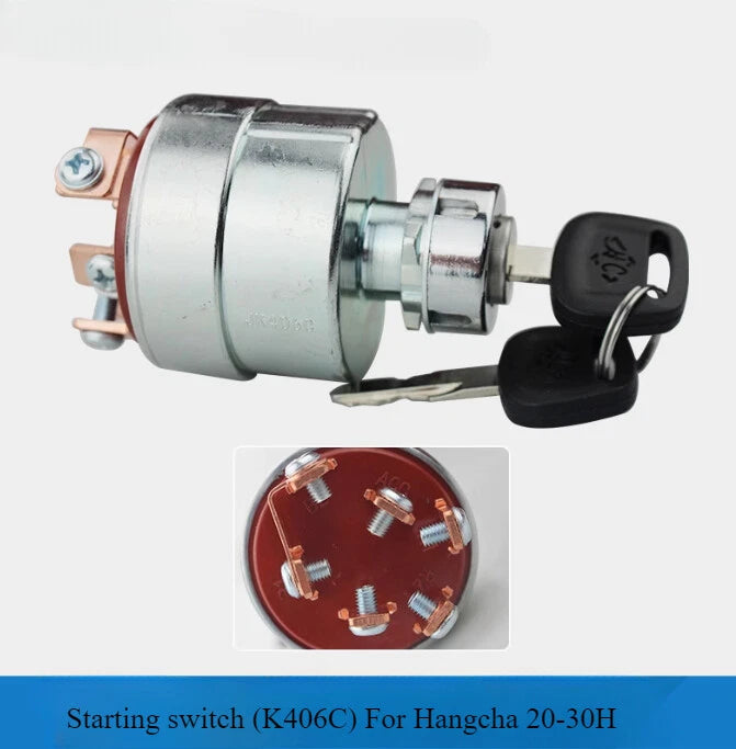Ignition Start Switch JK406C for Hangcha 20-30H (1PC)