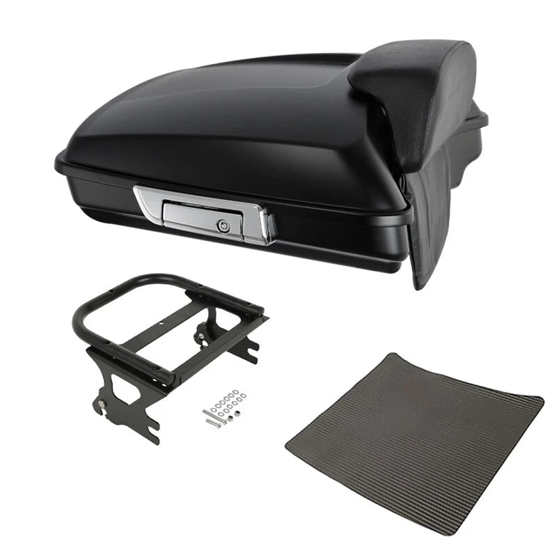 Matte Black Razor Trunk Pad for Harley Touring FLHT FLTR (1997–2008)