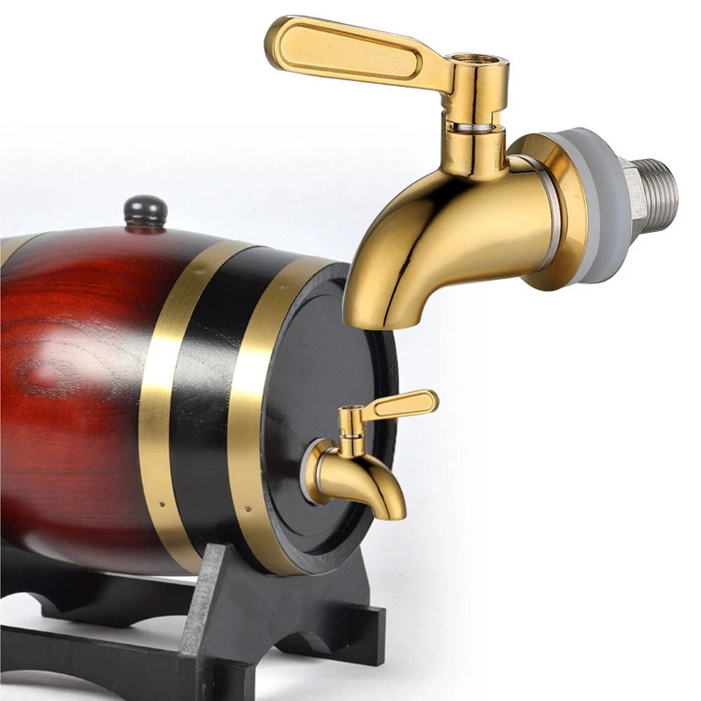 Stainless Steel Faucet for Wine and Beer Dispensing