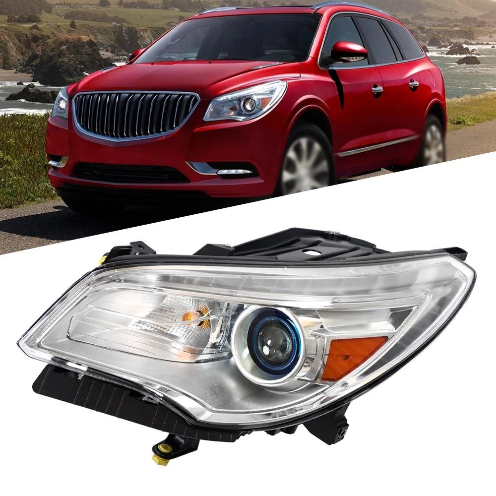 Headlight for Buick Enclave (2013–2017) W/AFS LED DRL Driver/Left Side HID/Xenon