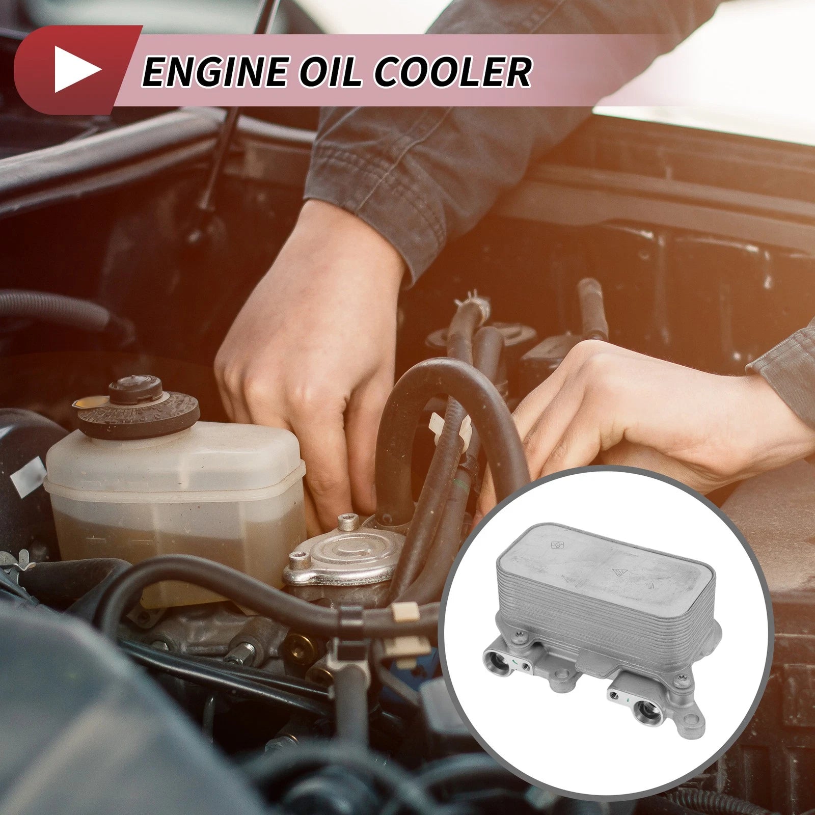 Engine Oil Cooler for Audi Q7 2006–2015 OEM Replacement Trans Cooler