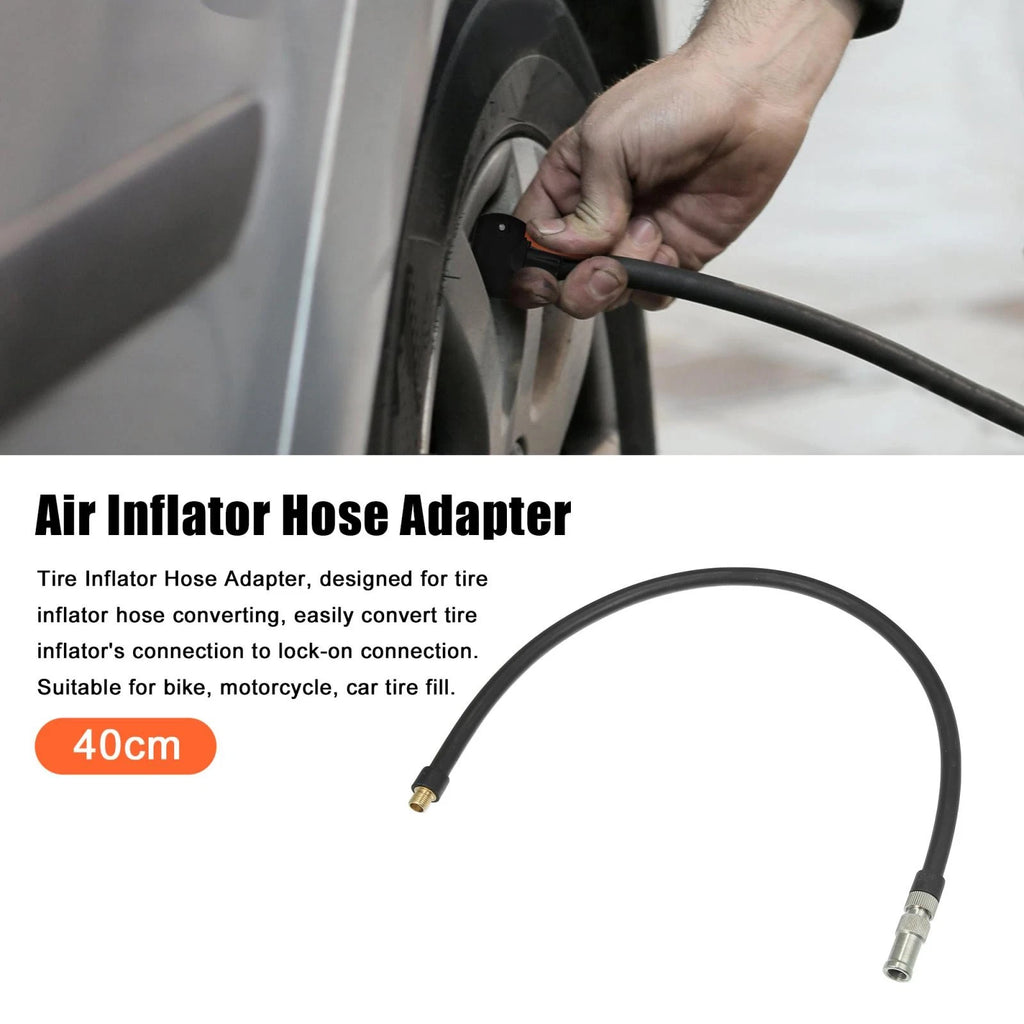 Flexible Copper Rubber Tire Valve Connect Pipe 40cm for Car Bike