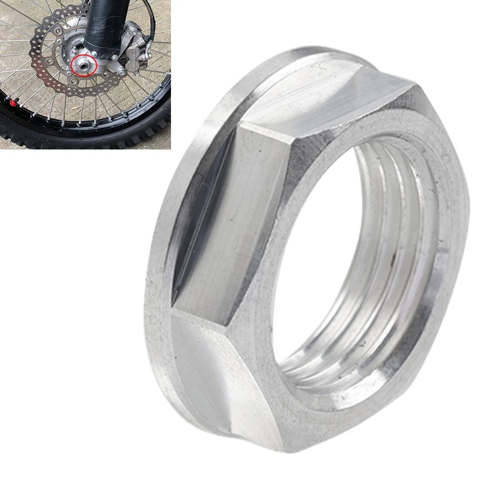 Front Axle Shaft Lock Nut M18XP1.5 for Suzuki RMZ250 RMZ450 (2004–2020)