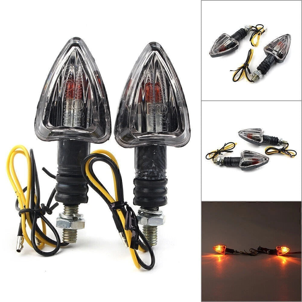 LED Triangle Turn Signal Indicator Light for Yamaha Suzuki (Fitment)