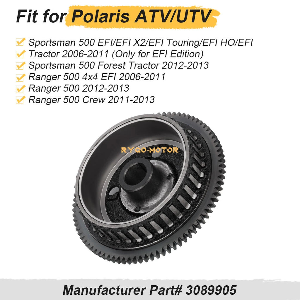 Flywheel Rotor 3089905 for Polaris Sportsman 500 EFI HO (2003–2014)