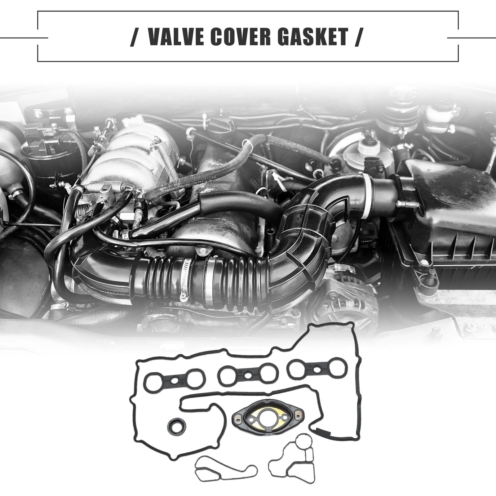 Engine Valve Cover Gasket Kit Replacement for BMW 528xi 535xi (2008–2013)