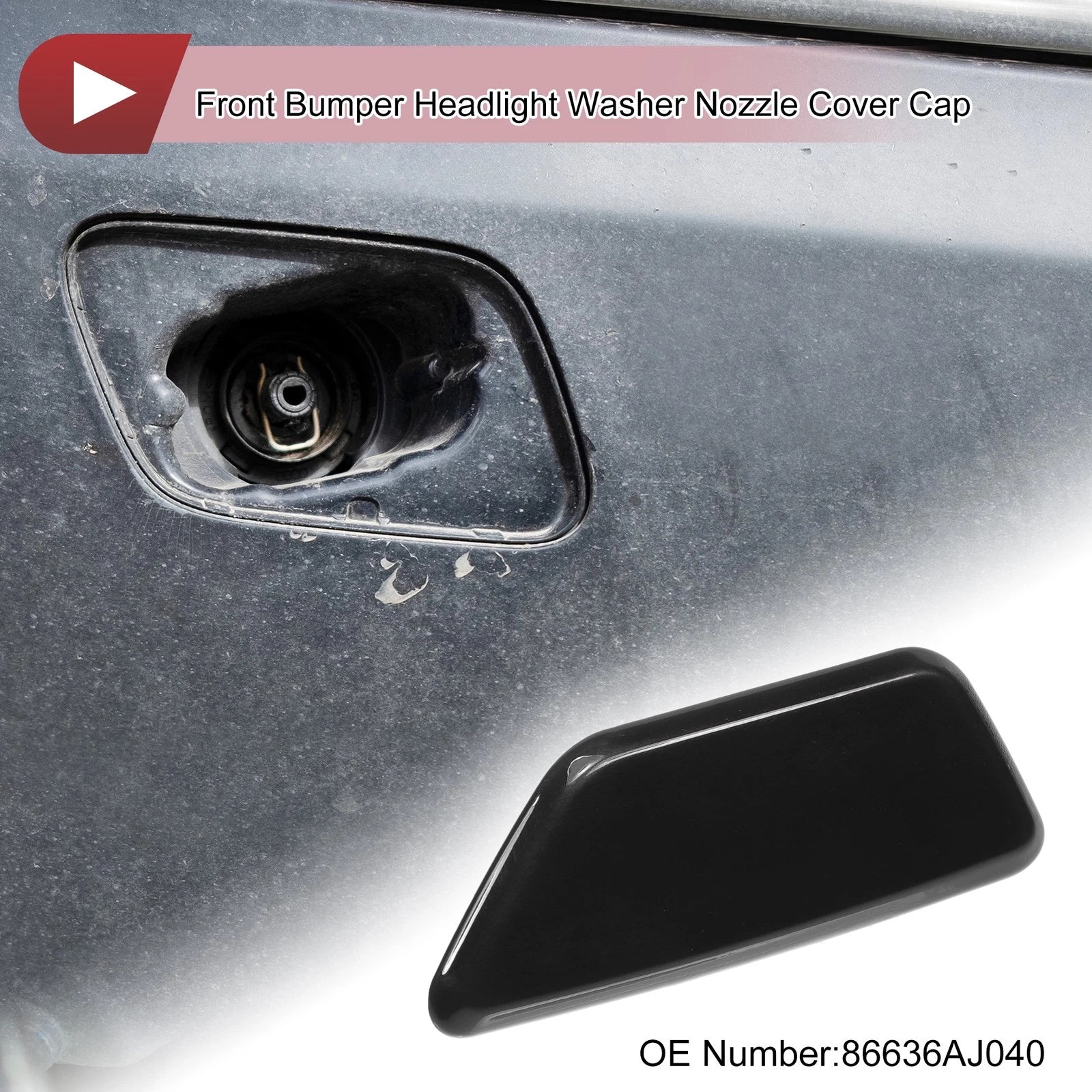 Front Left Washer Nozzle Cover Cap for Subaru Legacy (2010–2014)