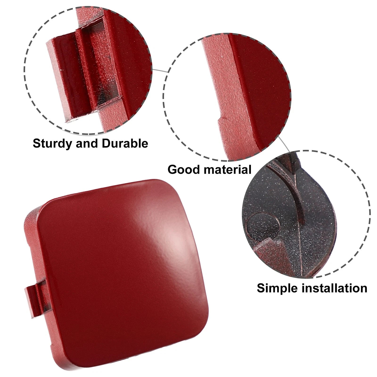 Front Right Tow Eye Hook Cover Cap for Toyota RAV4 (2016–2024)