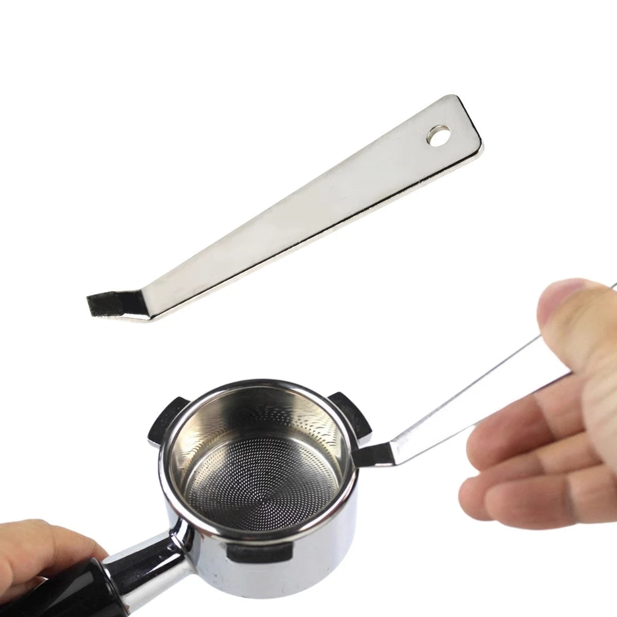 Portable Stainless Steel Coffee Filter Basket Remover Tool