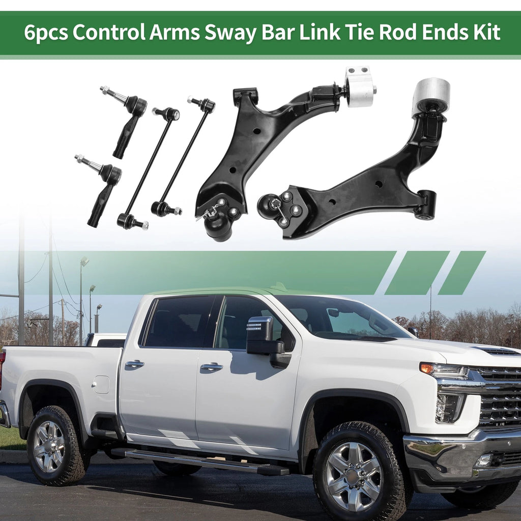 6pcs Front Suspension Control Arm Kit Replacement for Chevrolet Equinox (2005–2006)