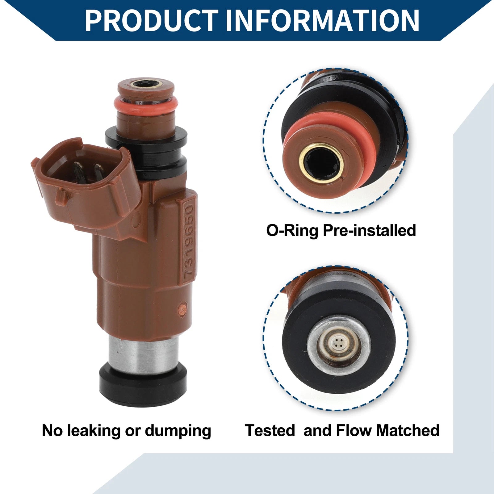 Fuel Injector Replacement for Mazda BT-50 2.2 (2007–2017) 1 Piece Brown