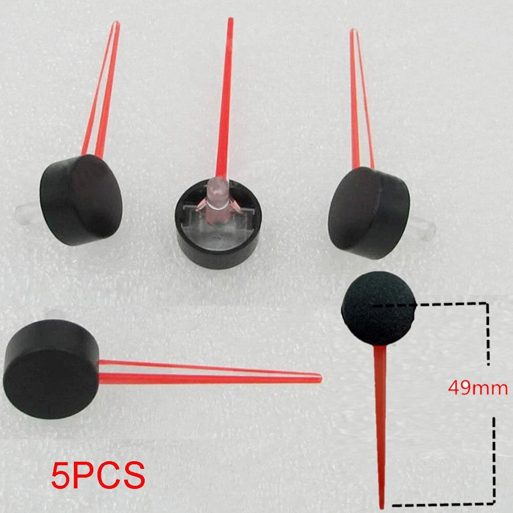 5pcs Speedometer Needle Pointers for Universal Car Motorcycle Gauges (49mm)