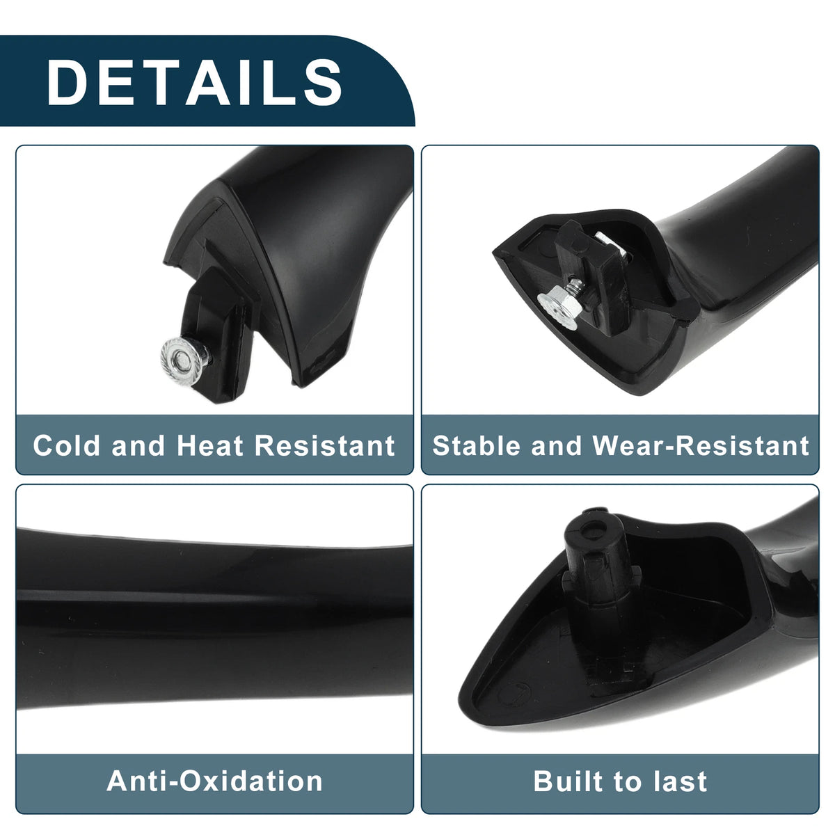 Front Left Exterior Door Handle for BMW X5 E53 (2000–2006) No. 51218257737 Black