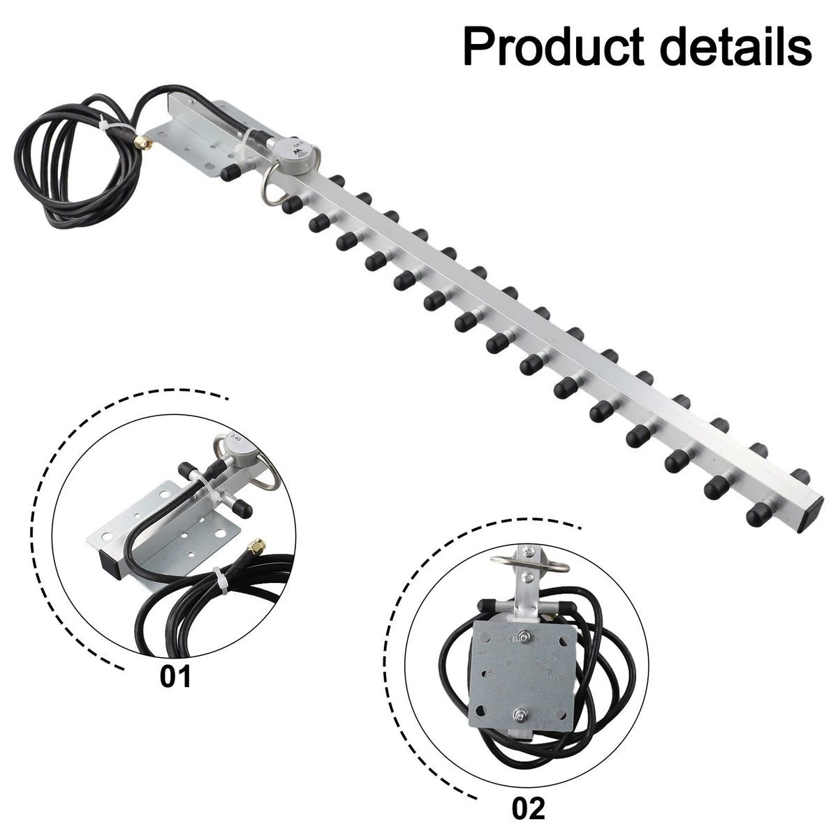 Directional WiFi Antenna 25dBi Gain for Enhanced Wireless Signal