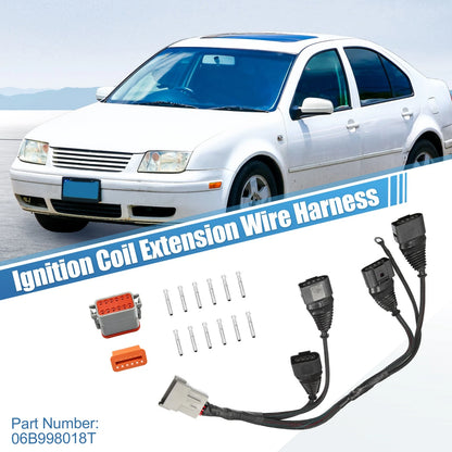 Ignition Coil Wiring Harness Replacement for Audi A4 TT VW Golf GTI Jetta (2006–2019)