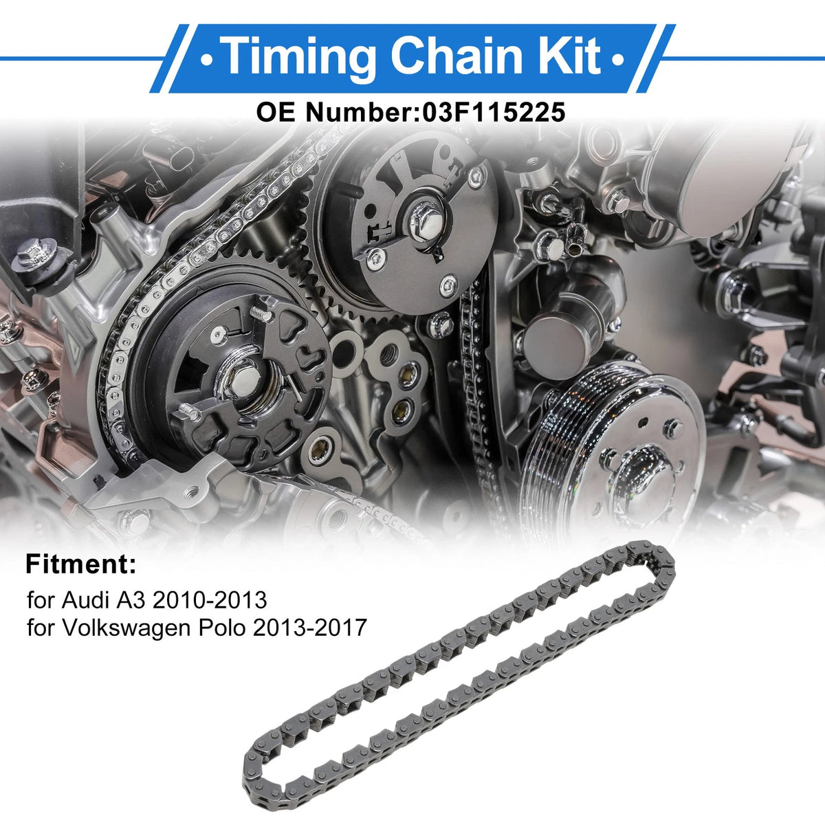 Timing Chain Kit OEM Replacement for Audi A3 (2010–2013)