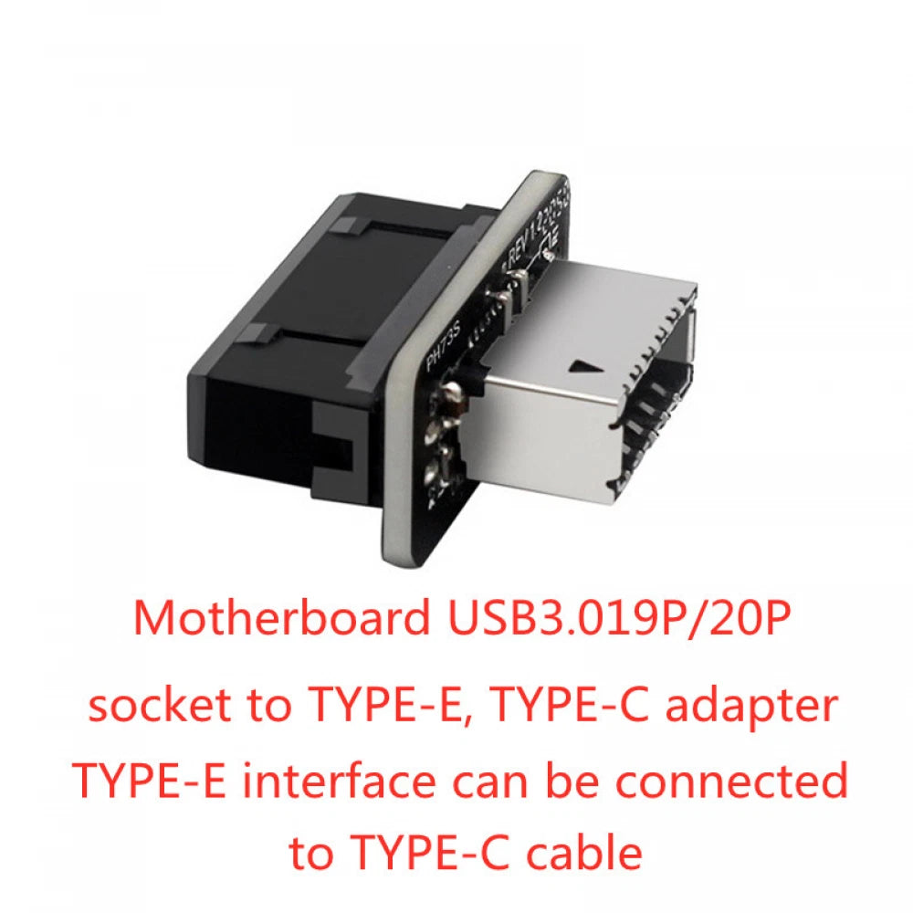 19/20P Type E Adapter Connector for USB 3.0/3.1 Motherboard