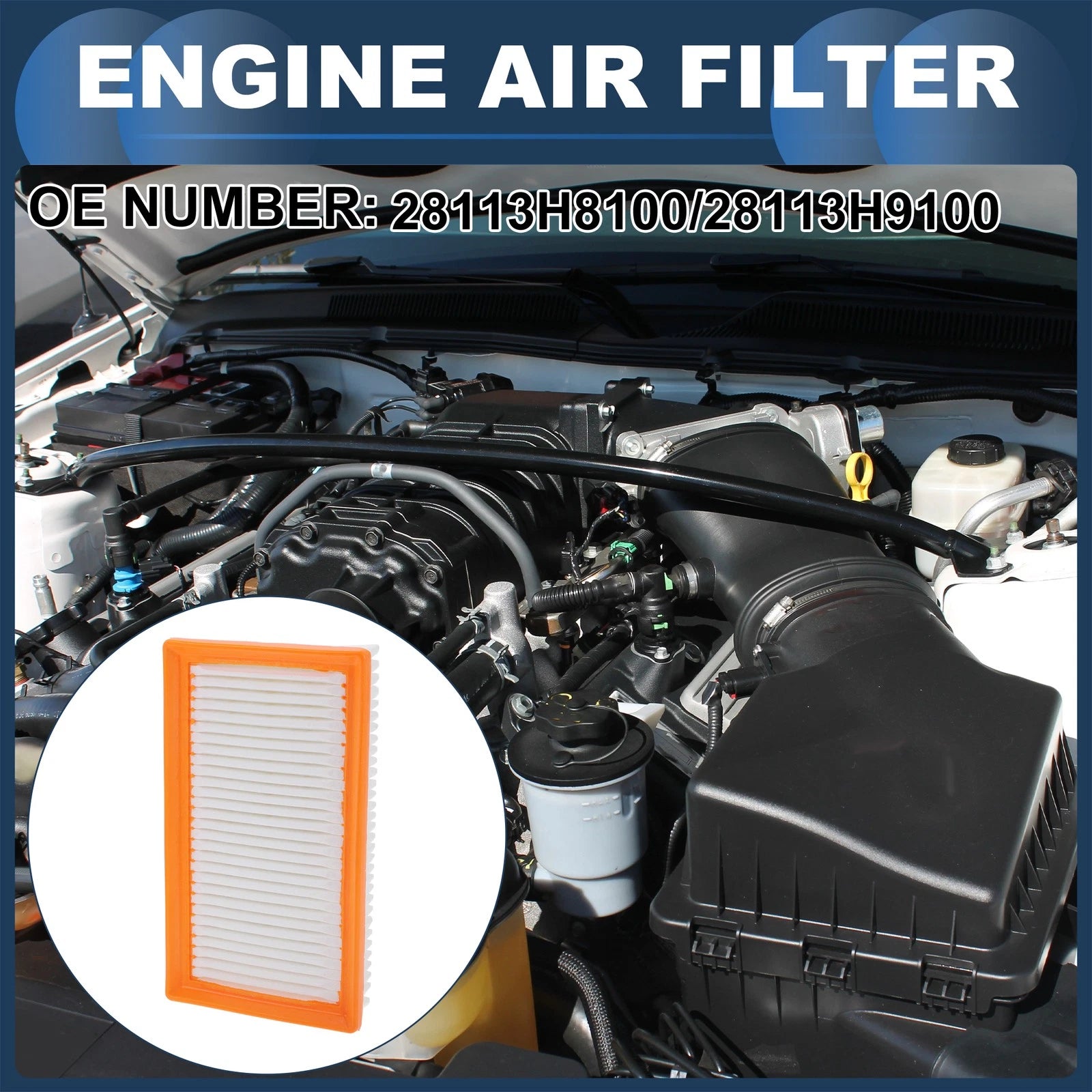 Car Cabin Air Filter Replacement for Hyundai Accent 1.6L (2018–2022)