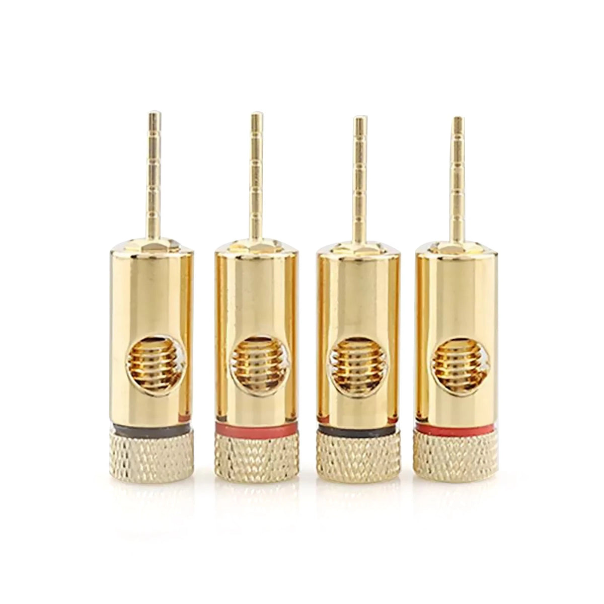 2X Banana Plug Connector Adapter for Speaker Audio Cable (HiFi)