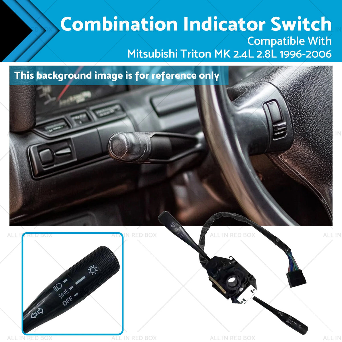 Combination Indicator Stalk Switch RH for Mitsubishi Triton MK (1996–2006)