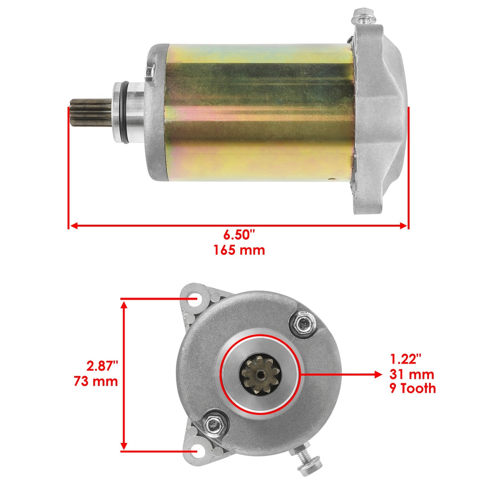 Starter Replacement for Suzuki TU250X TU250 (2009–2019)